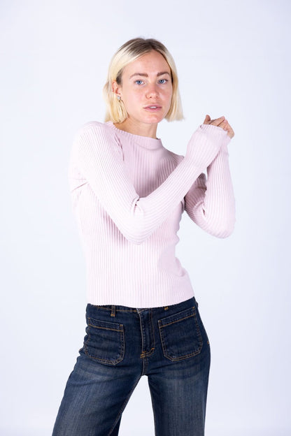 Susy Mix - Maglia lupetto costina