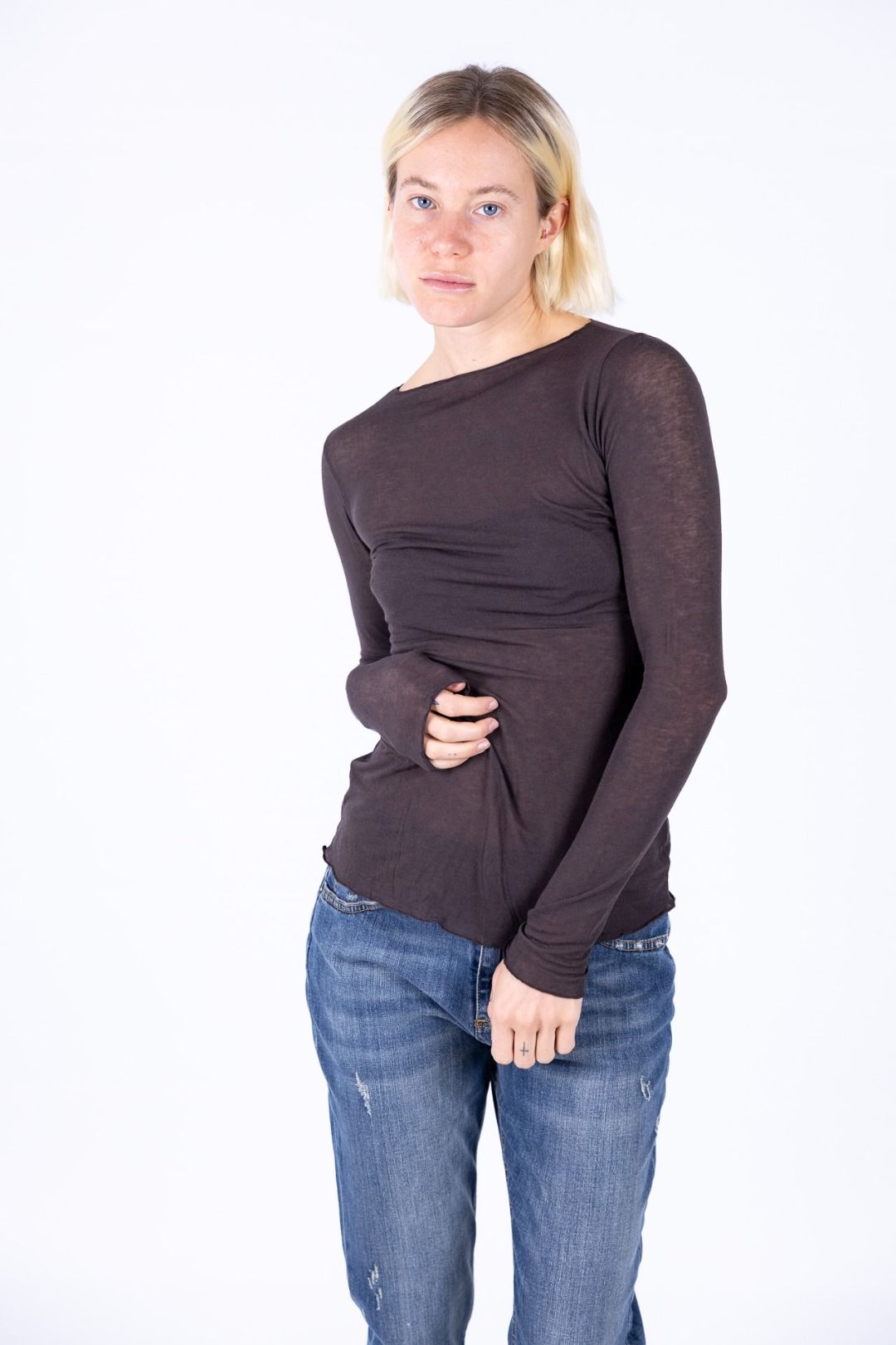 Tensione in - Maglia barca misto cachemire