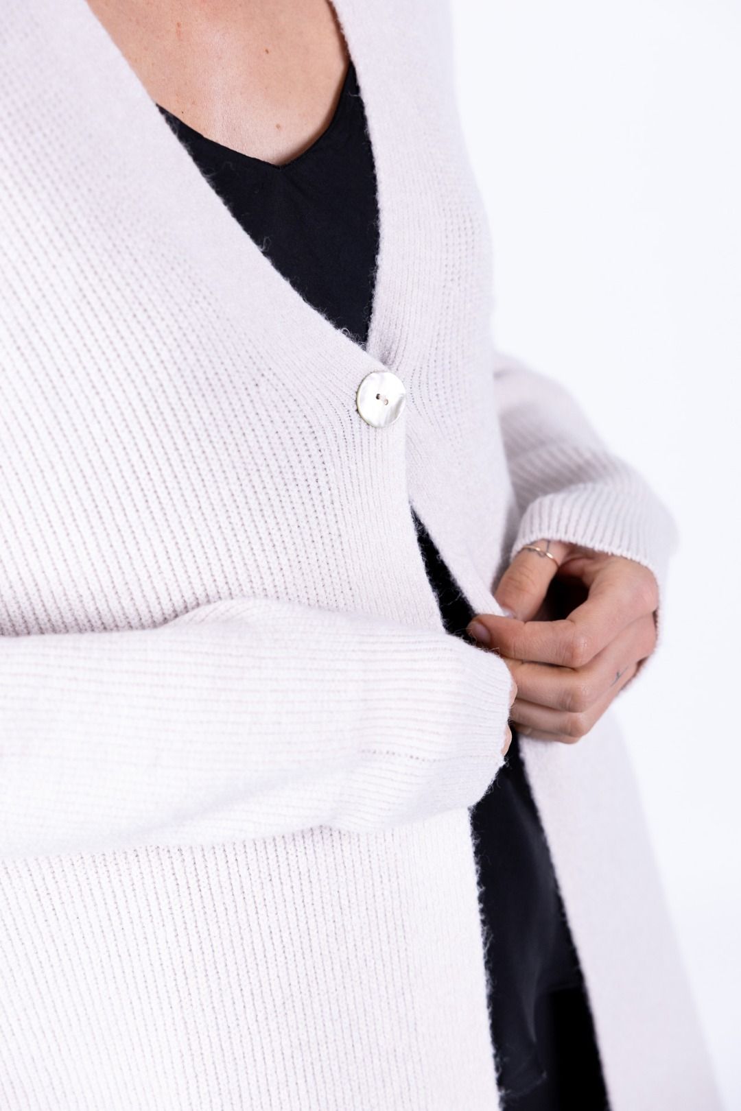 Susy Mix - Cardigan lungo un bottone