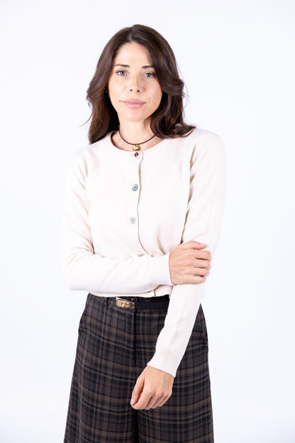 Susy Mix - Maglia bottoni gioiello