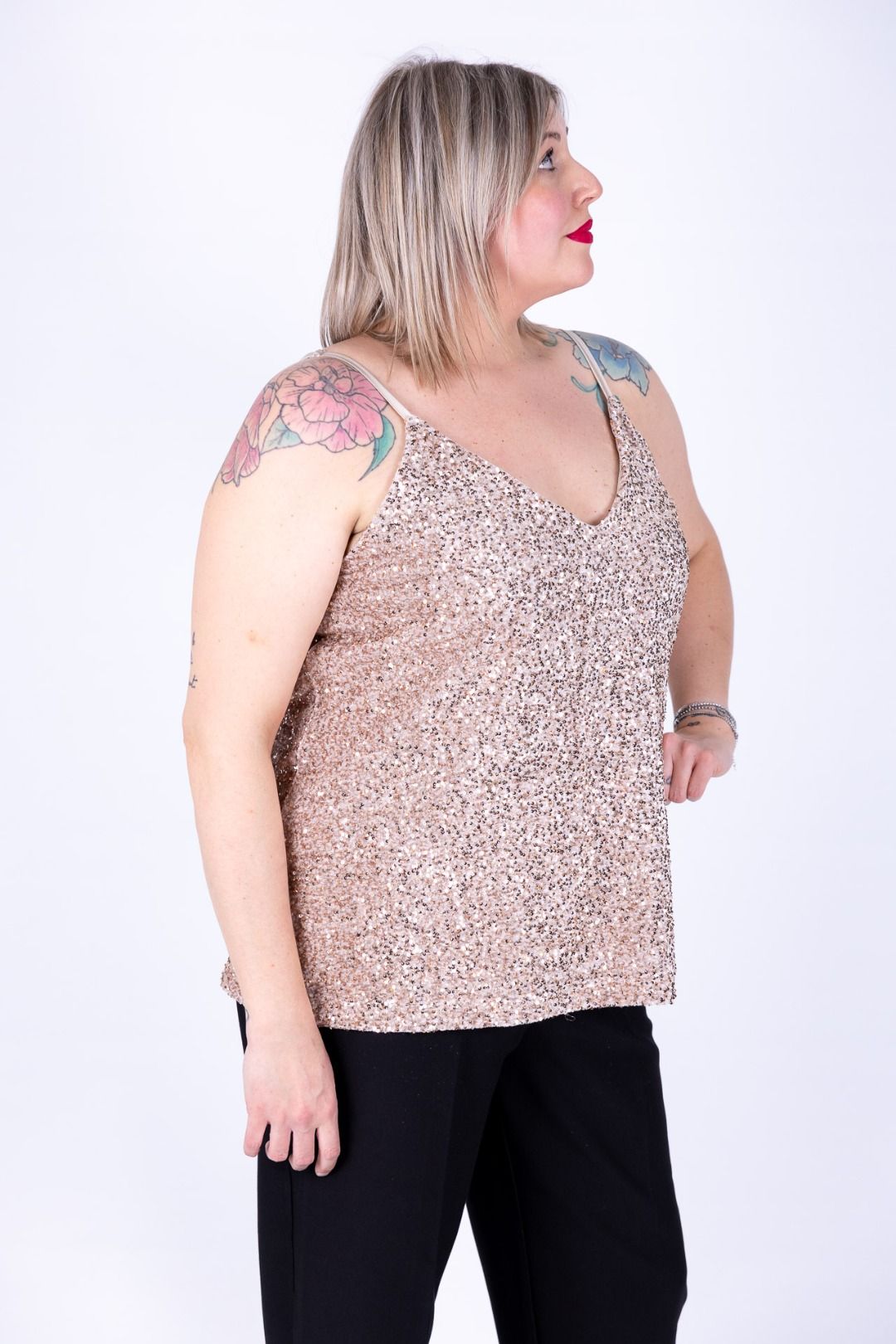 Susy Star - Top pailettes