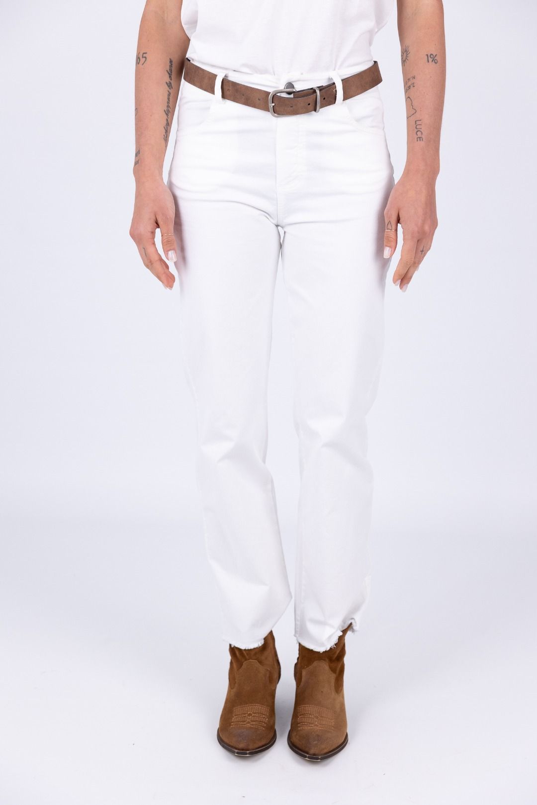 Tensione in - Pantalone con frange
