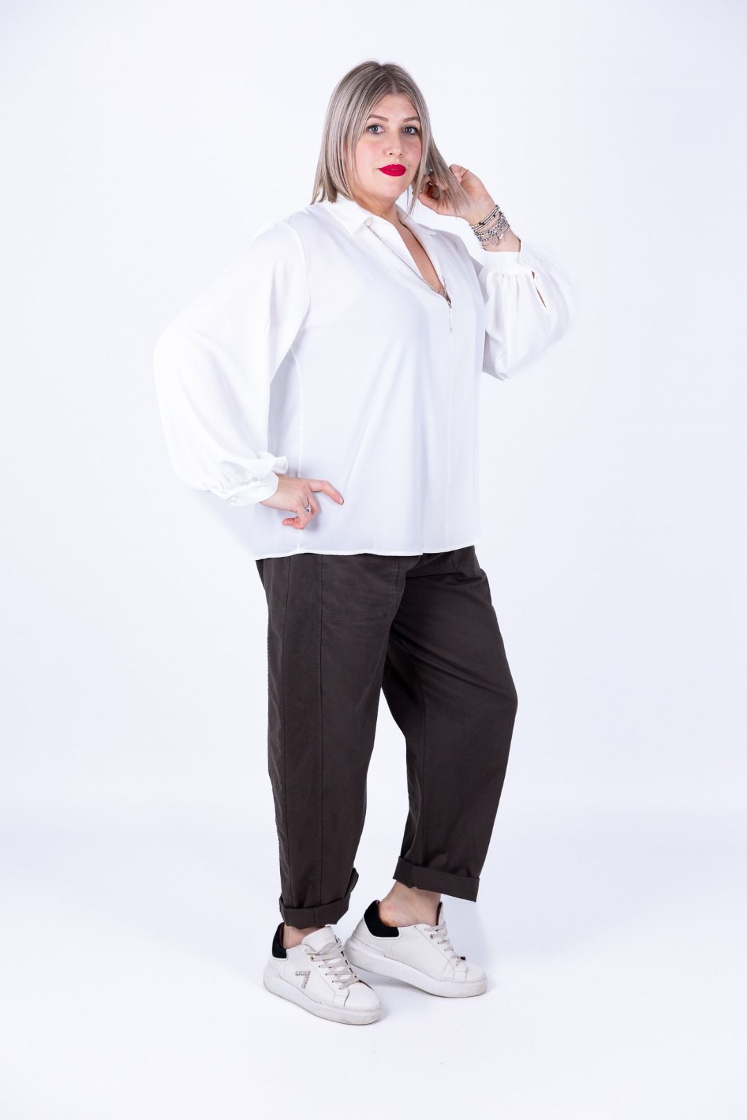 Susy Star - Blusa scollo V