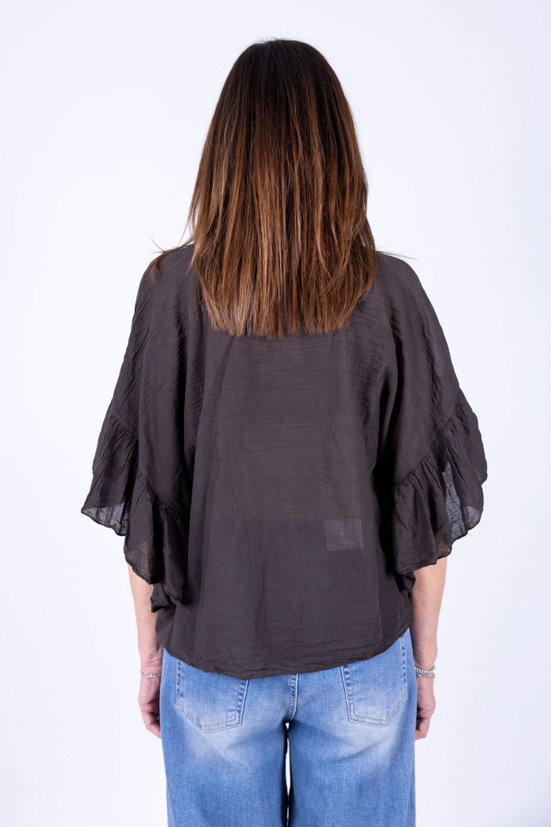 Novepuntouno - Camicina con voulant