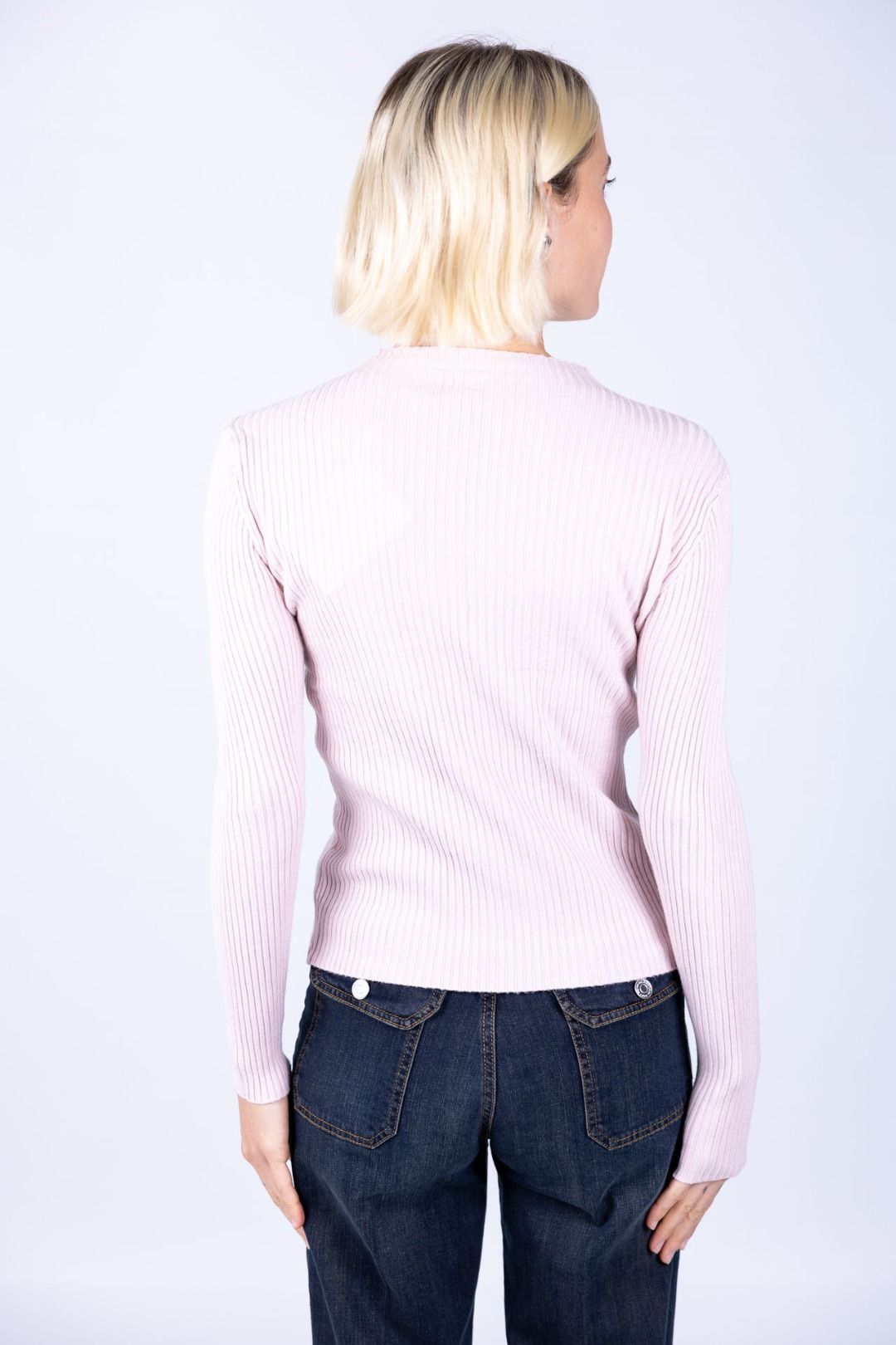 Susy Mix - Maglia lupetto costina