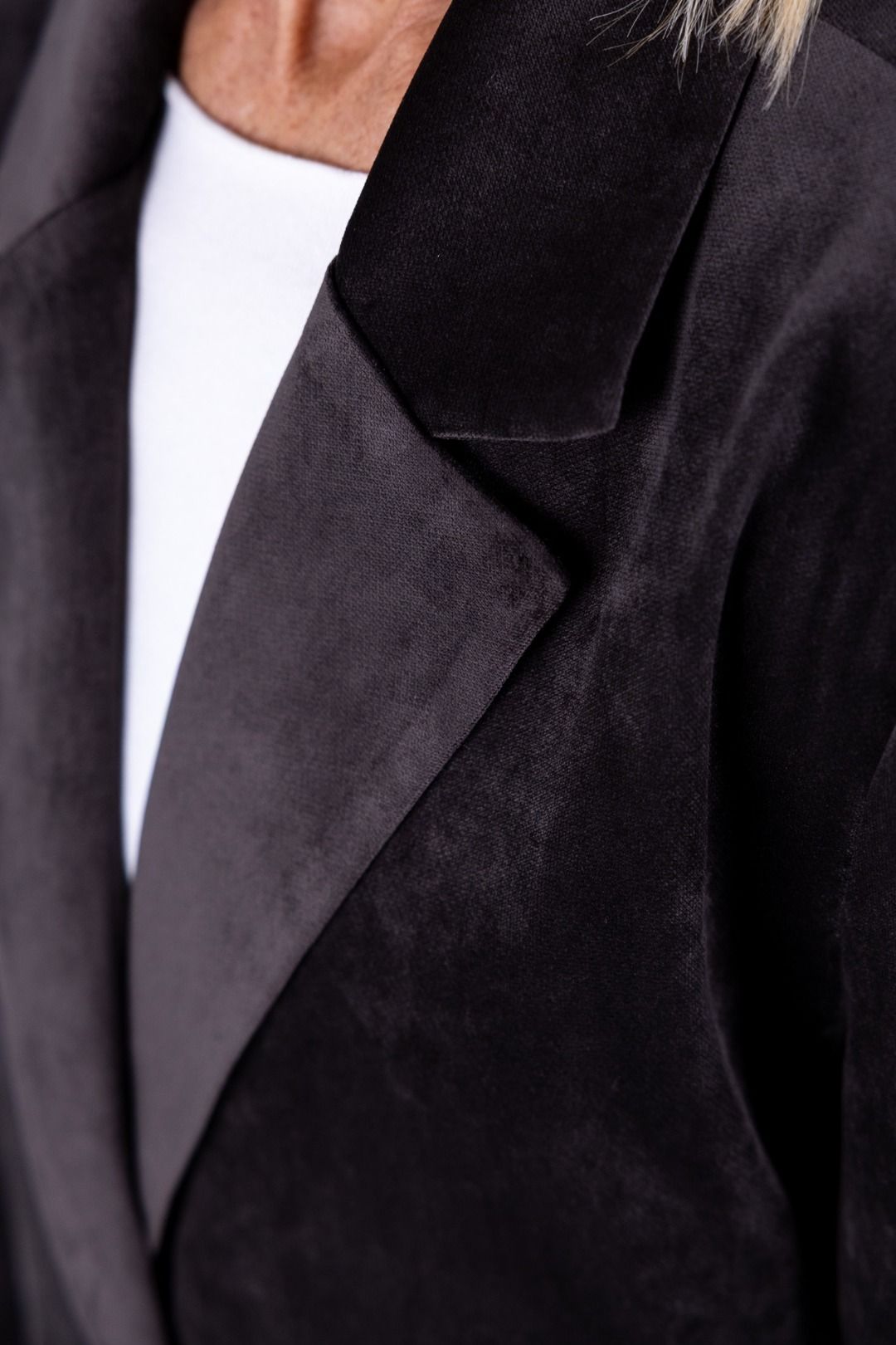 Susy Mix - Giacca di velluto liscio