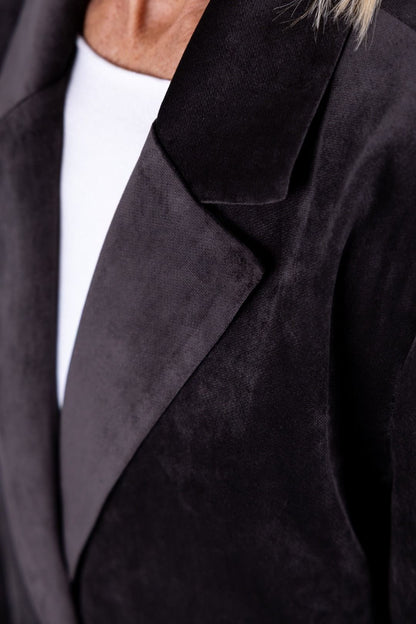 Susy Mix - Giacca di velluto liscio