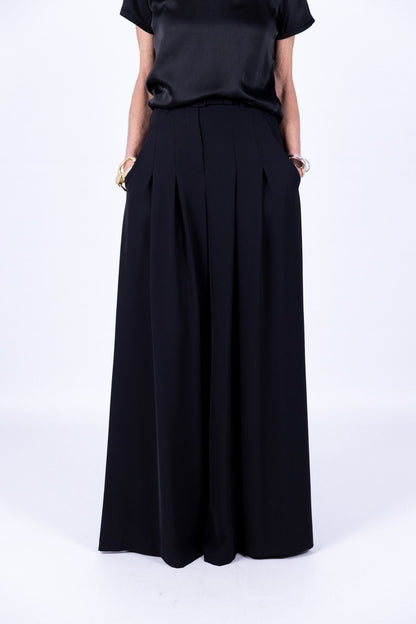 Imperial - Pantalone palazzo con pence