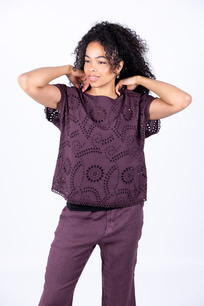 Susy Mix - Blusa Sangallo