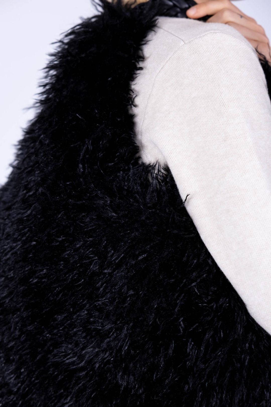 Susy Mix - Borsa Shopper pelliccia