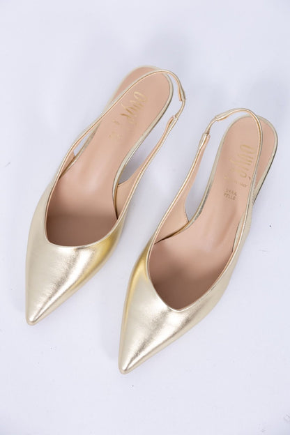 Ovye - Slingback platino
