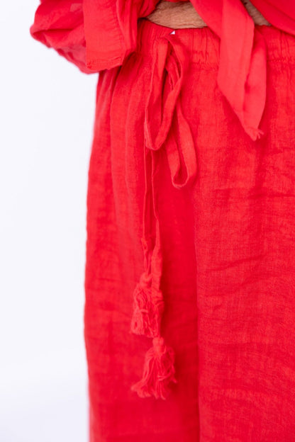 Tensione In - Pantalone Lino ampio
