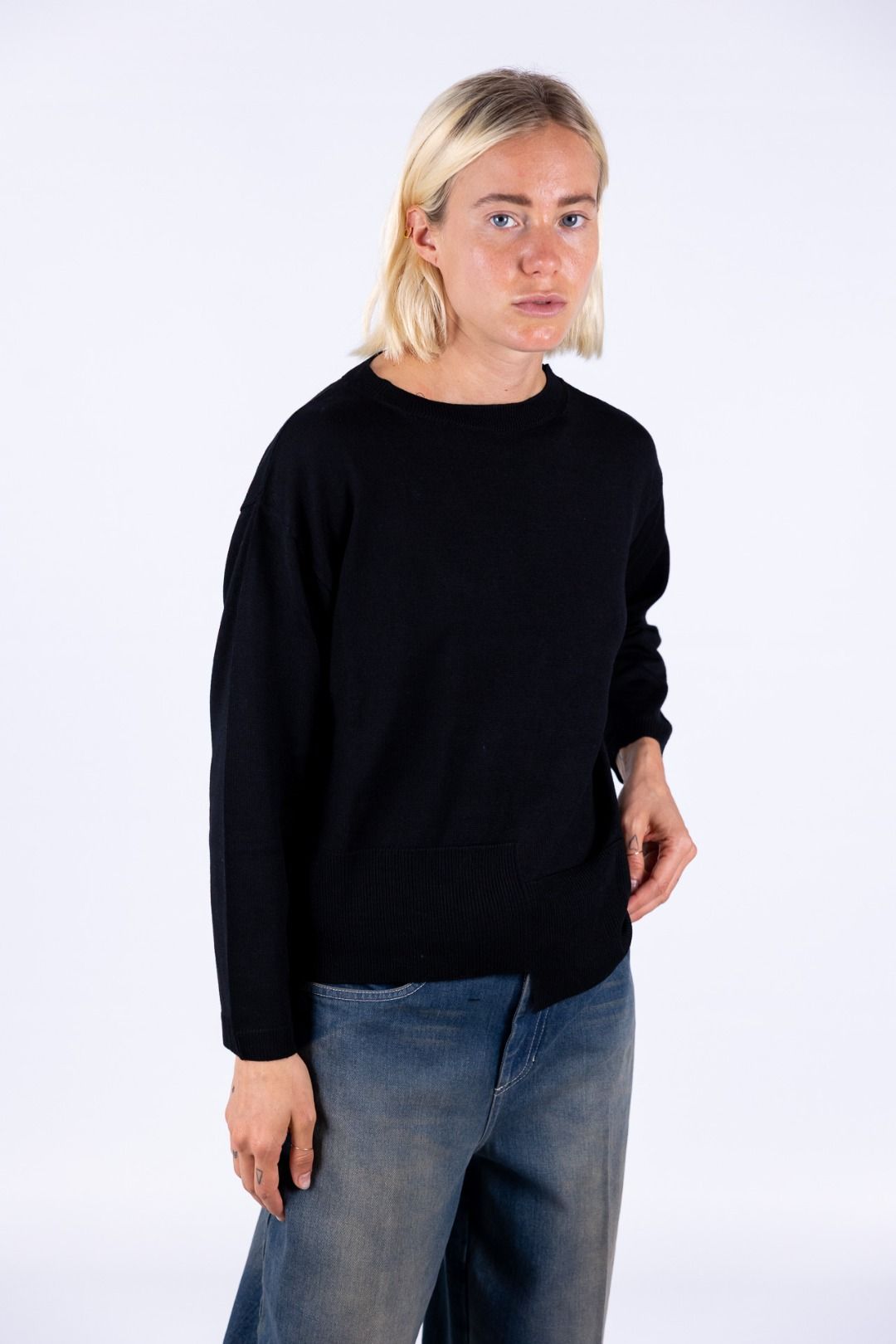 Bottega Artigiana - Maglia scatola collo giro