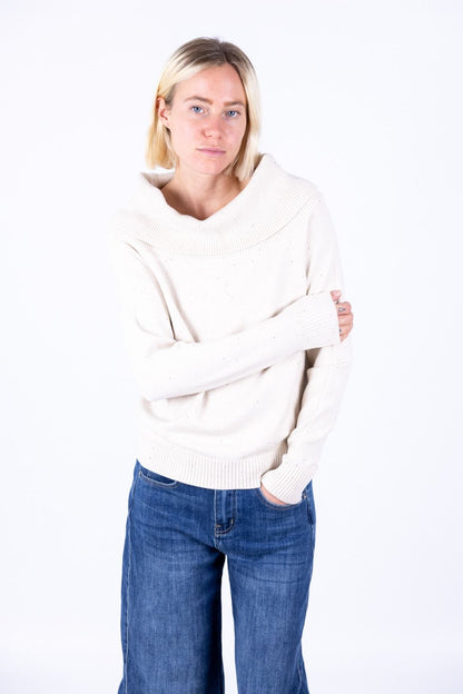 Susy Mix - Maglia shiffer con paillettes