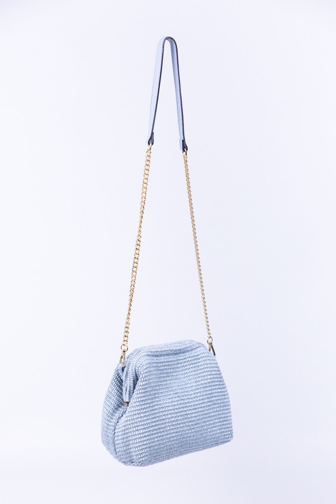 Gulp - Borsa in raffia con chiusura magnetica