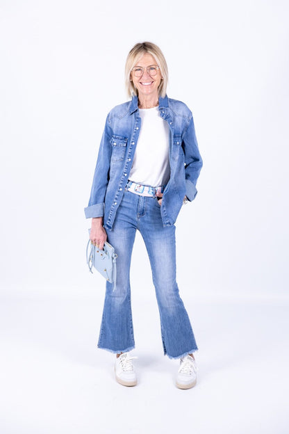 Novepuntouno - Camicia jeans