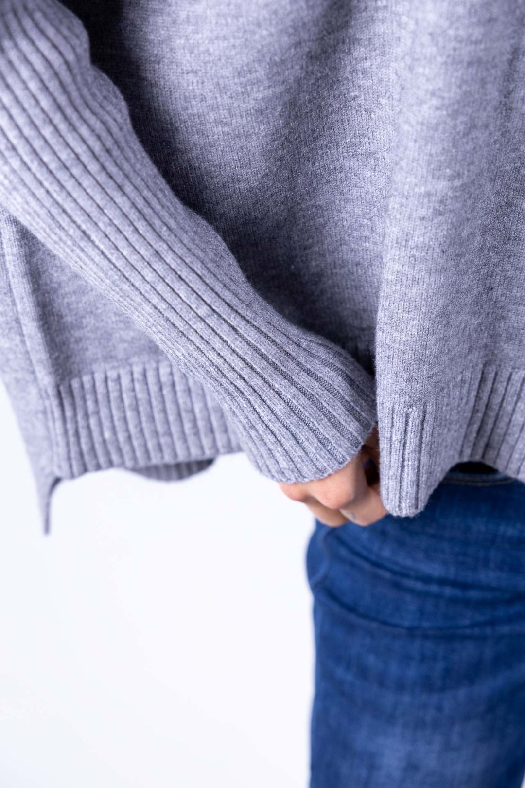 Decima Domus - Maglia collo alto manica manicotto