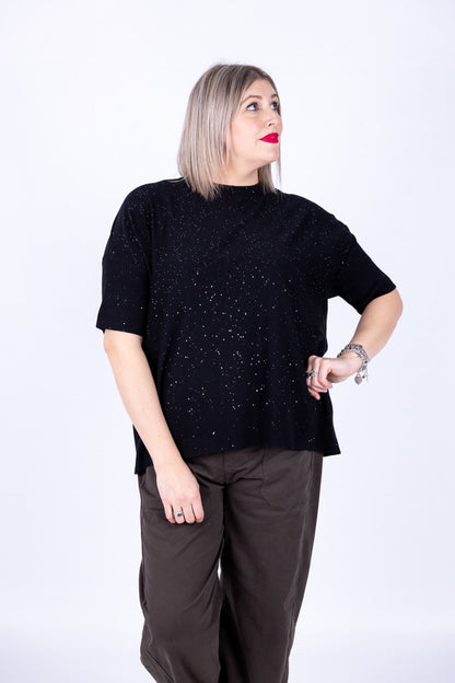 Susy Star - Maglia manica 3/4 con punti luce