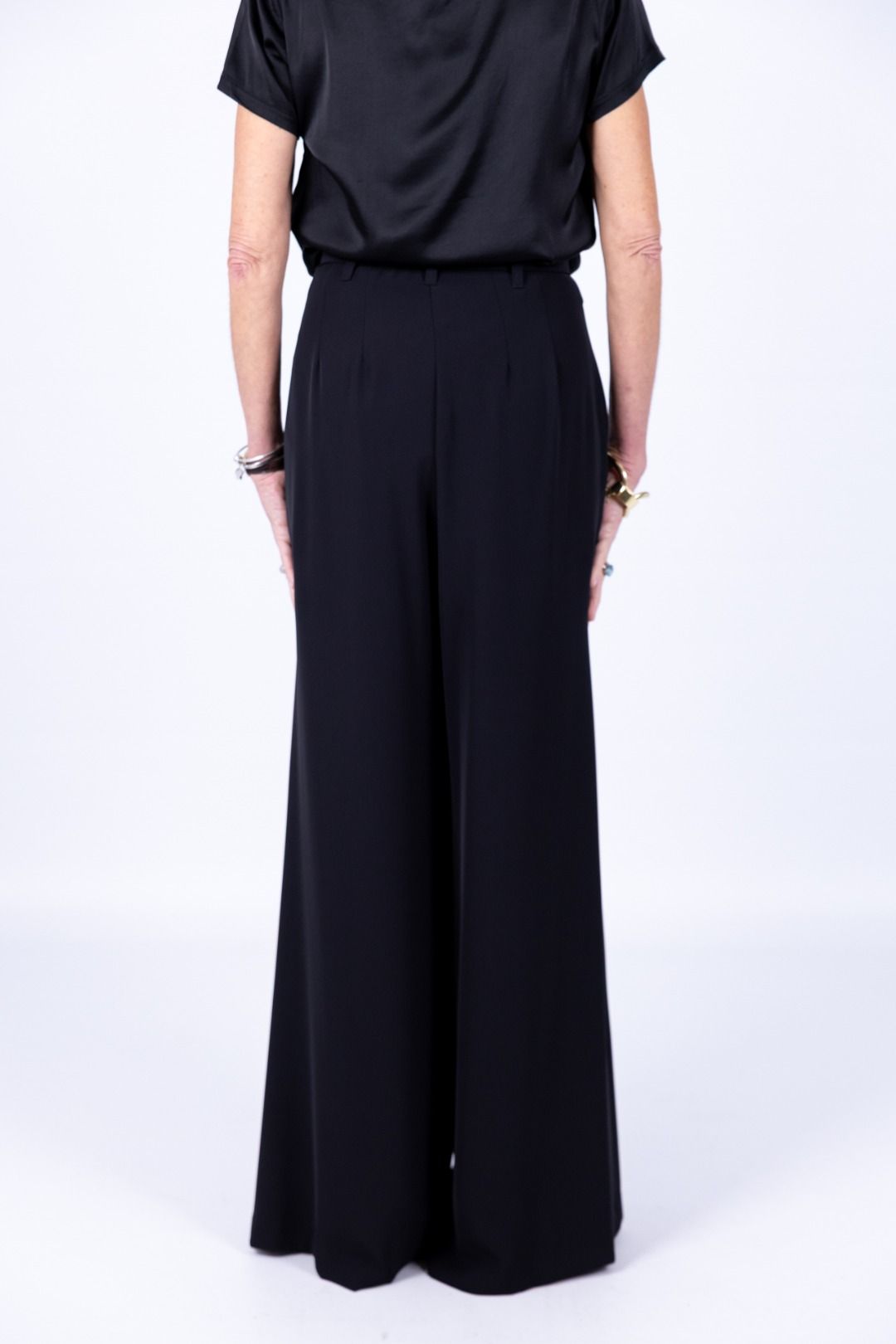 Imperial - Pantalone palazzo con pence
