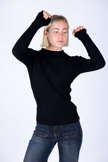 Susy Mix - Maglia lupetto costina