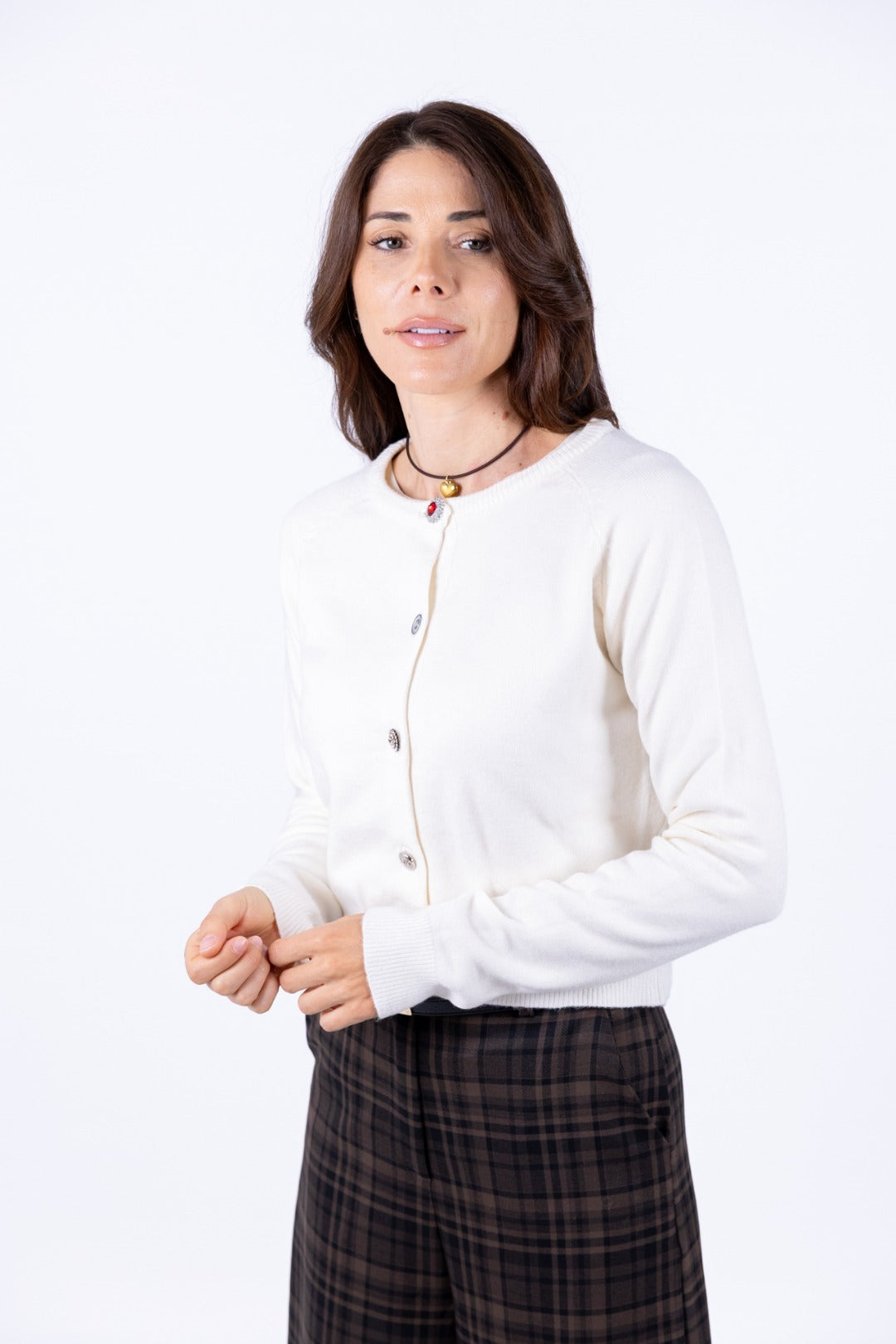 Susy Mix - Maglia bottoni gioiello