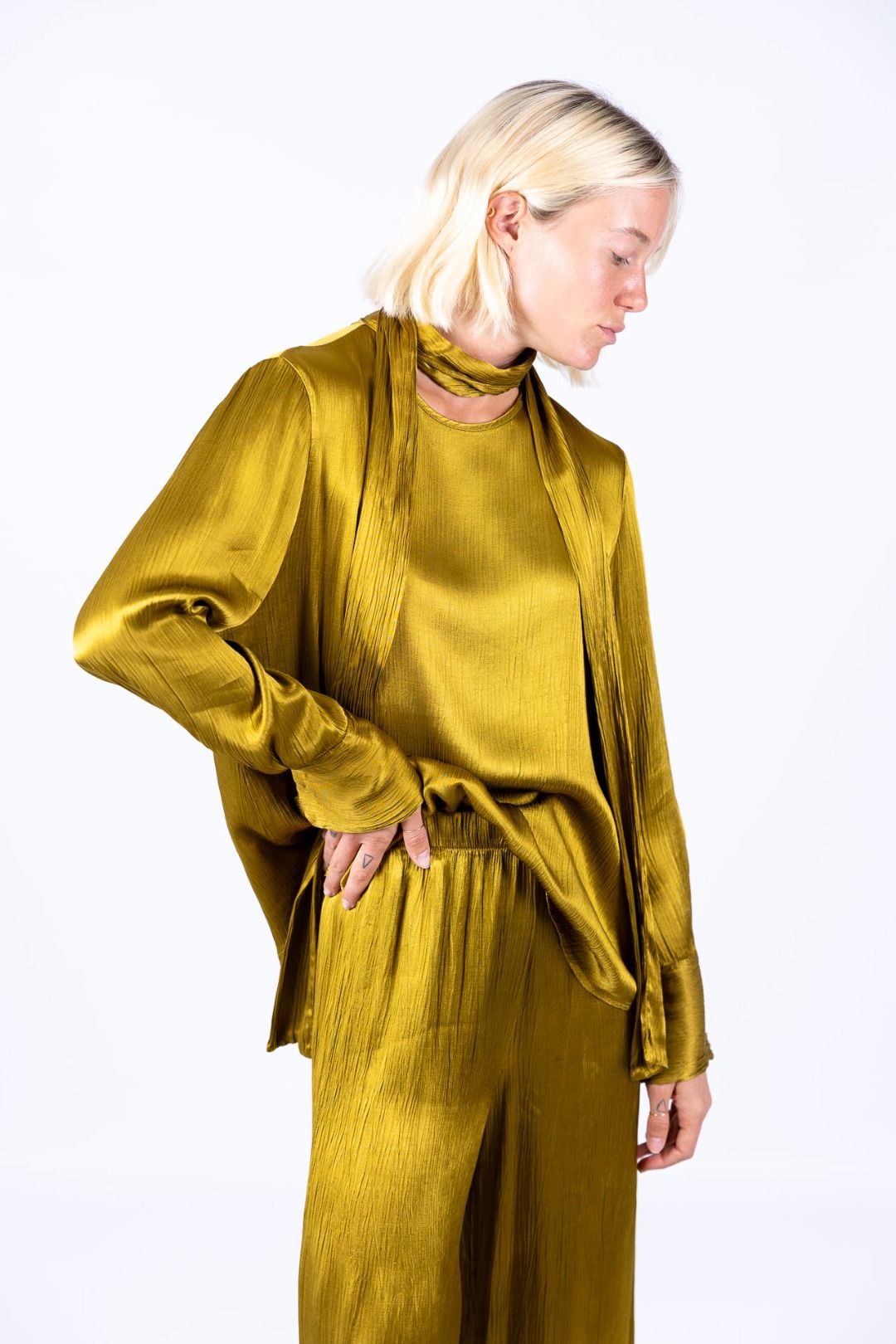 HaveOne - Completo viscosa camicia e pantalone