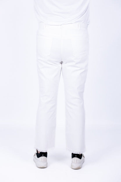 Ragno - Jeans straight pockets con frange C