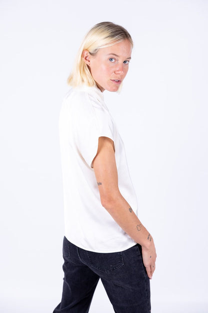 Susy Mix - Blusa con collo cravatta