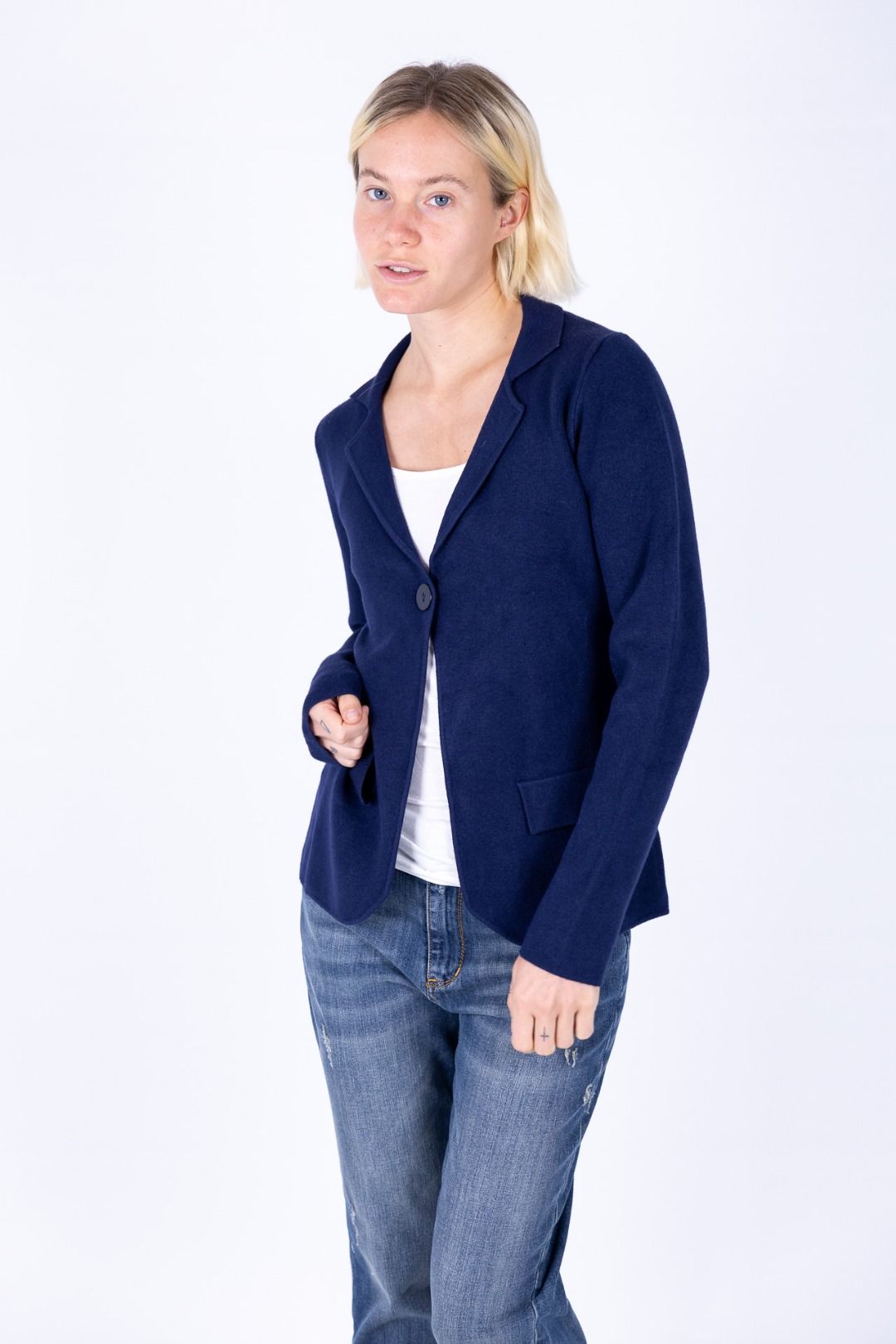 Decima Domus -  Giacchina con bottone finta taschina