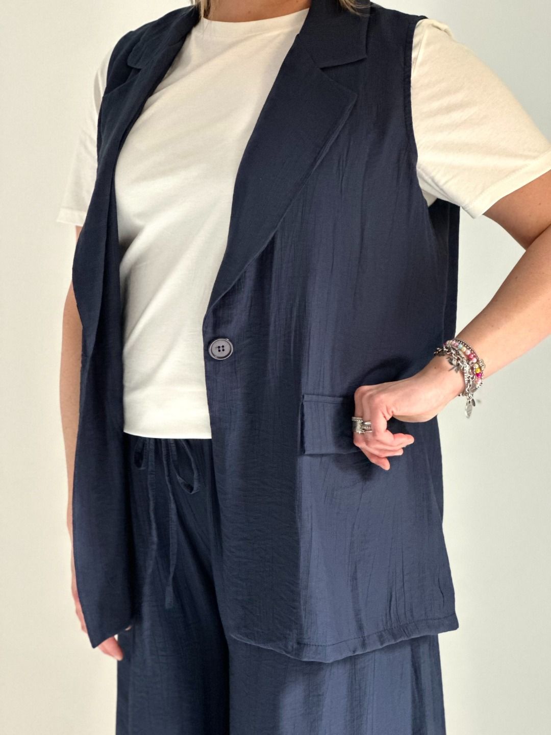 Susy Star - Completo gilet con pantalone
