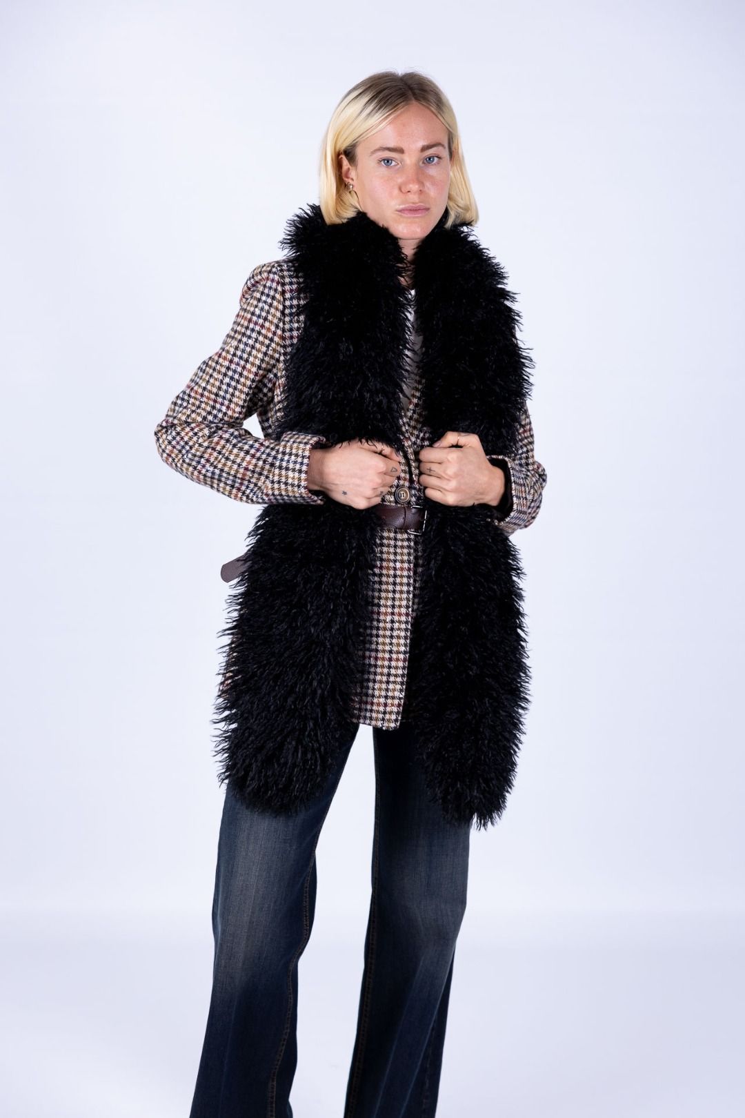 Susy Mix - Sciarpa pelliccia