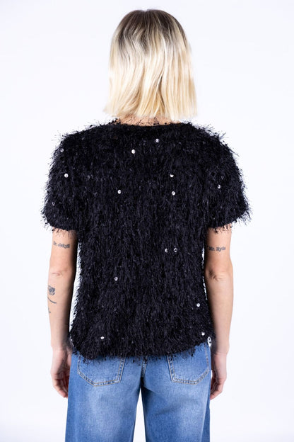Susy Mix - Maglia paillettes