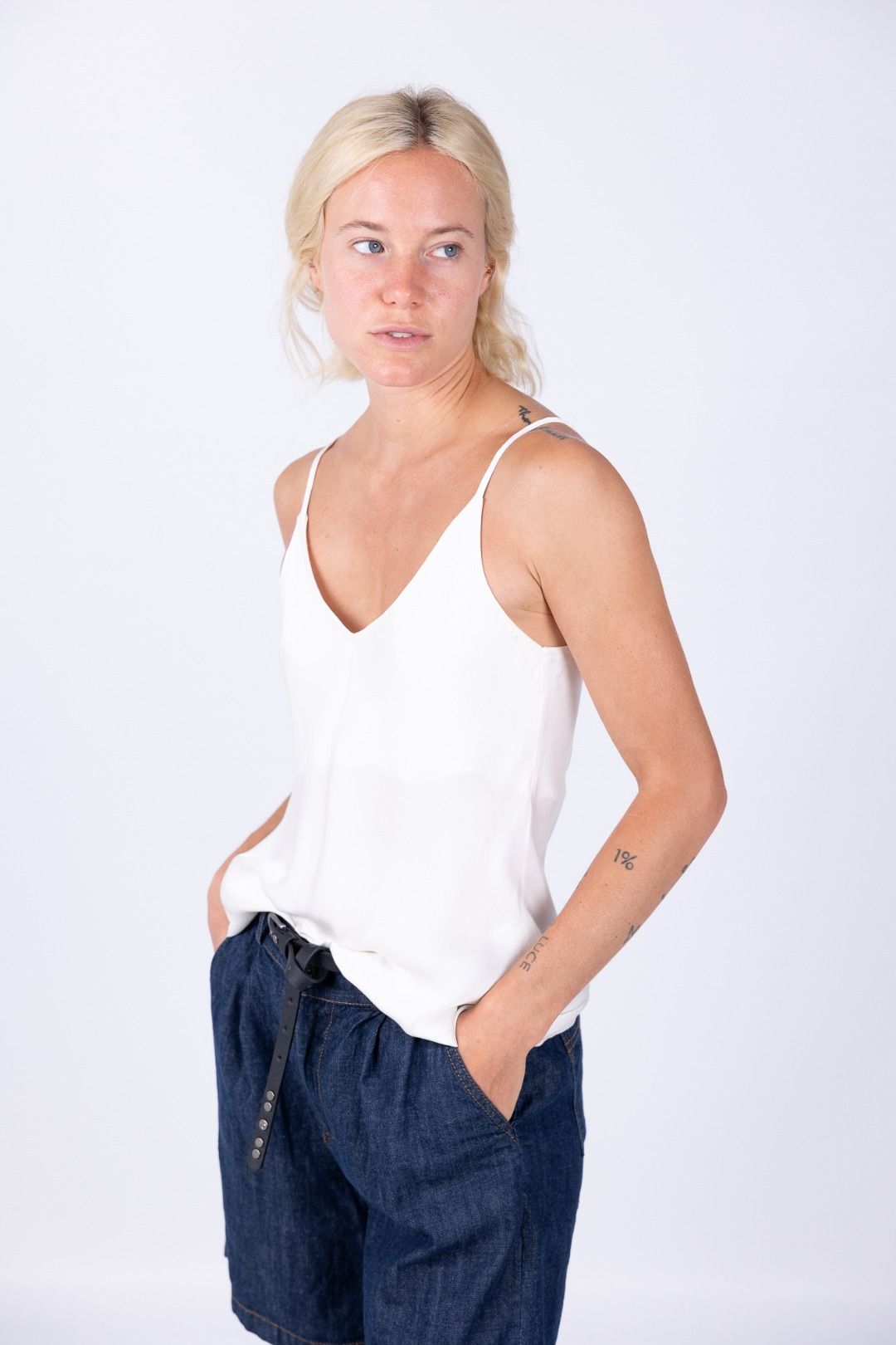 HaveOne - Top con bretellina scollo V