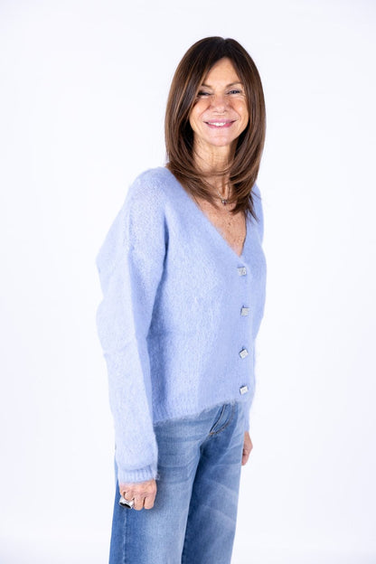 Le Streghe - Cardigan bottoni gioiello