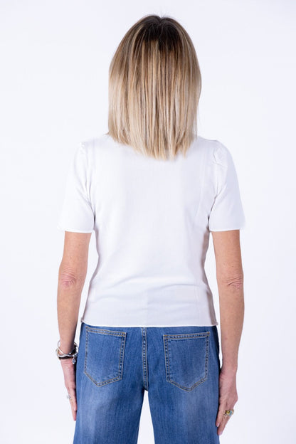 Susy Mix - Maglia paricollo manica corta