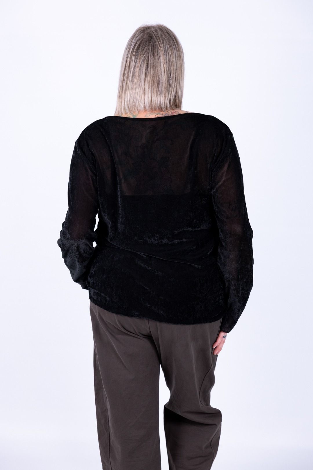 Susy Star - Maglia ciniglia collo barchetta