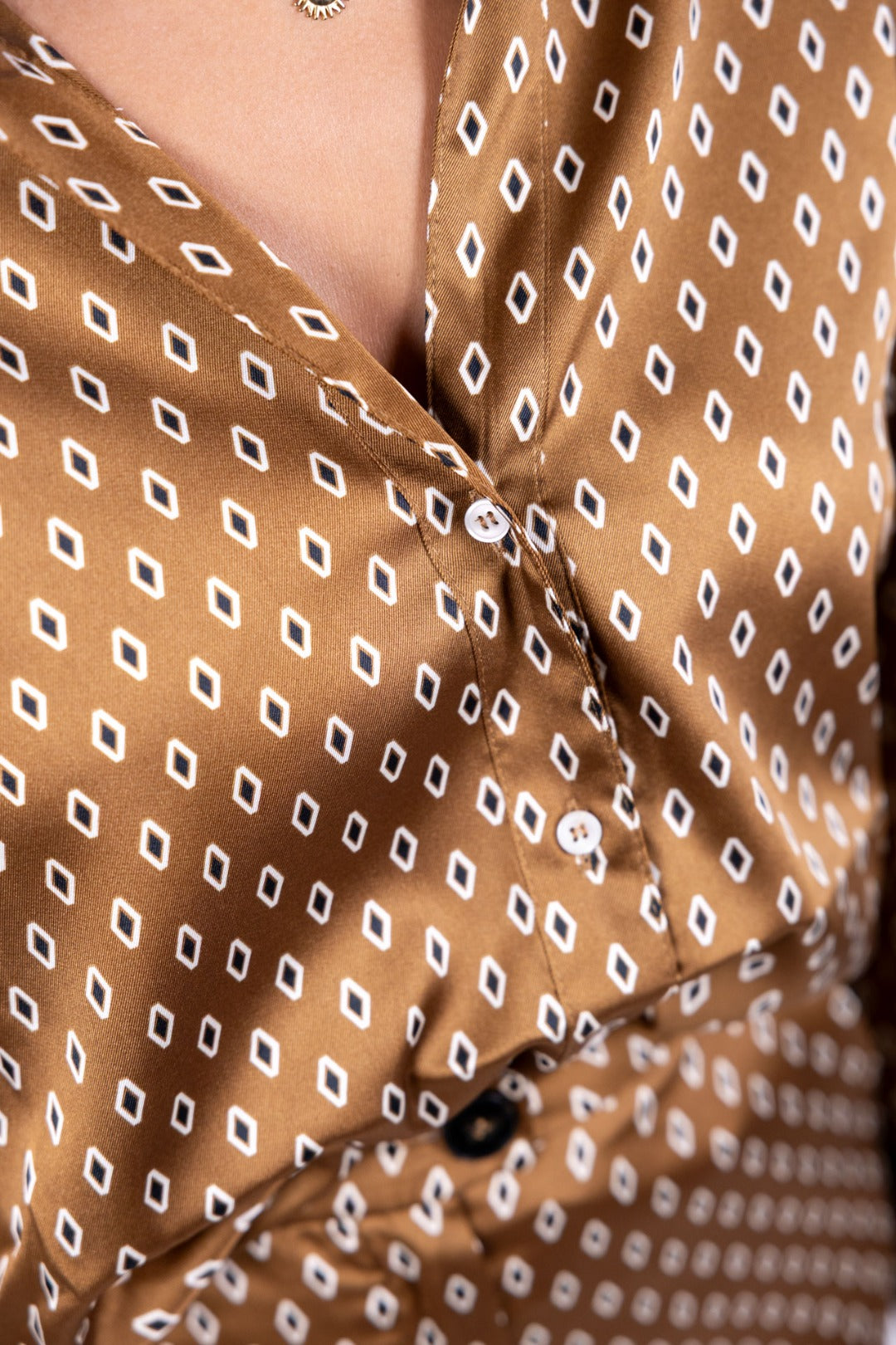 Emme - Camicia fantasia rombi