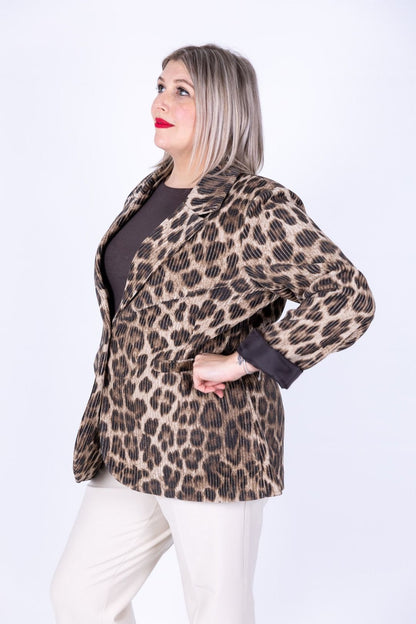 Dejavu - Giacca leo di velluto