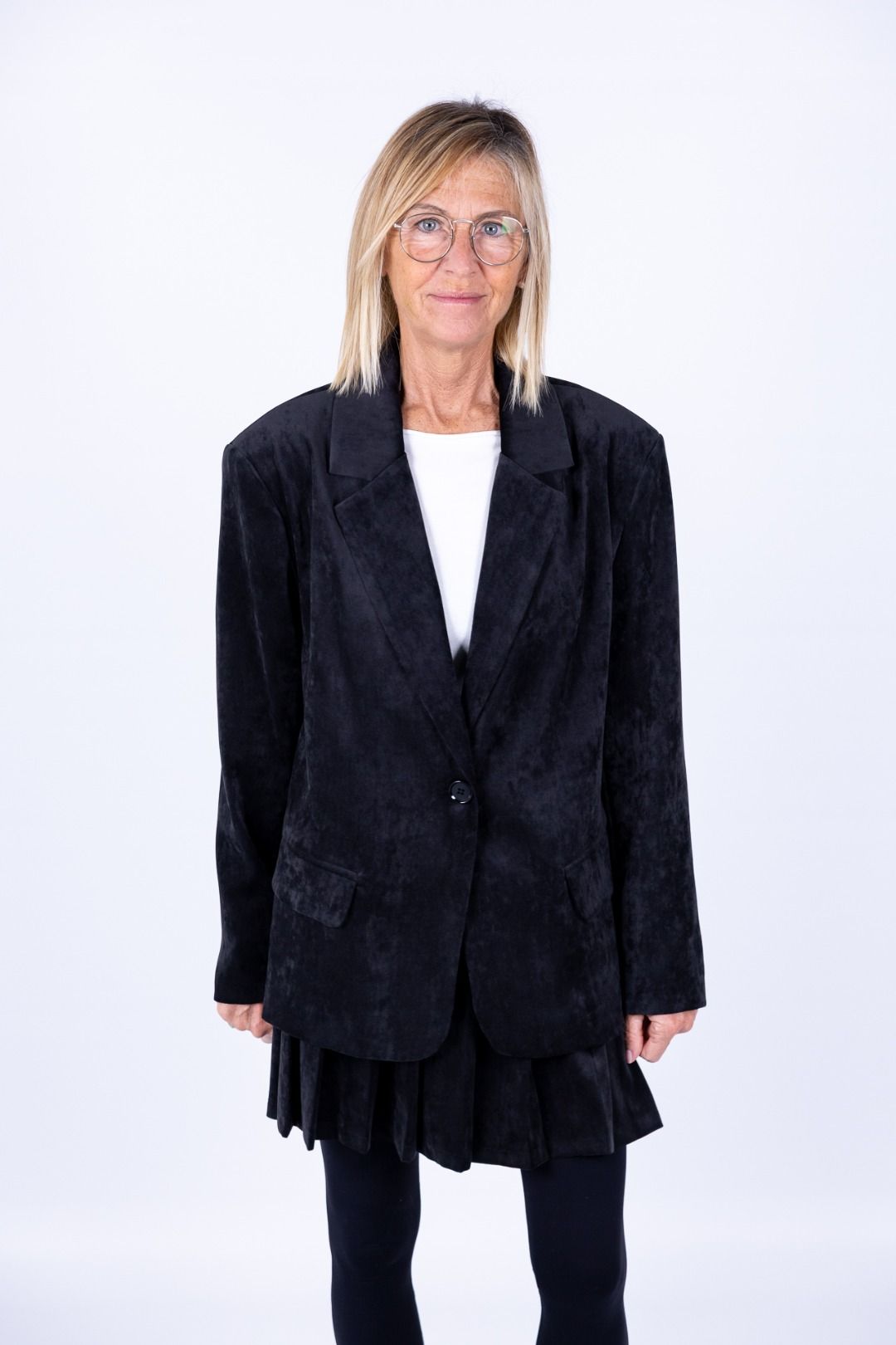 Susy Mix - Giacca di velluto liscio