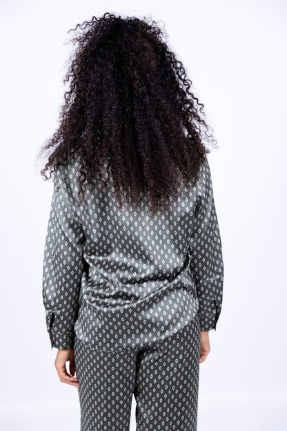 Emme - Camicia fantasia rombi