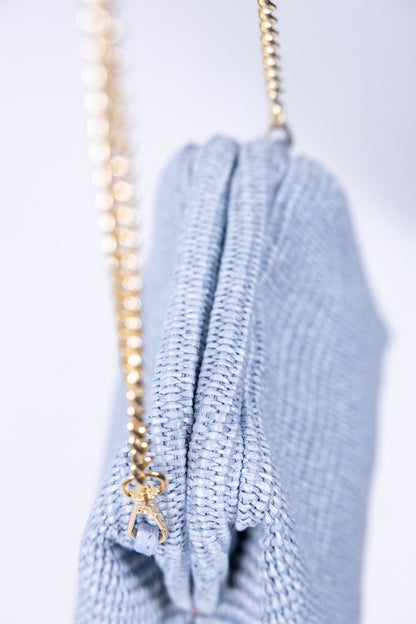 Gulp - Borsa in raffia con chiusura magnetica