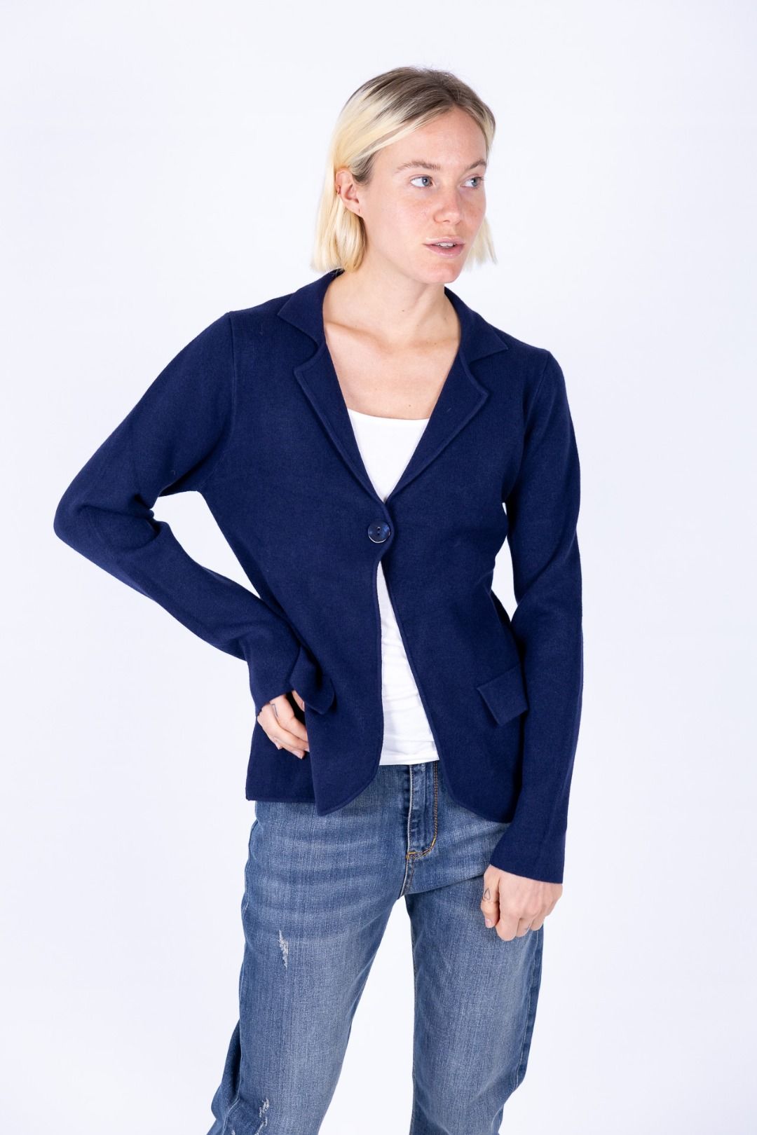 Decima Domus -  Giacchina con bottone finta taschina