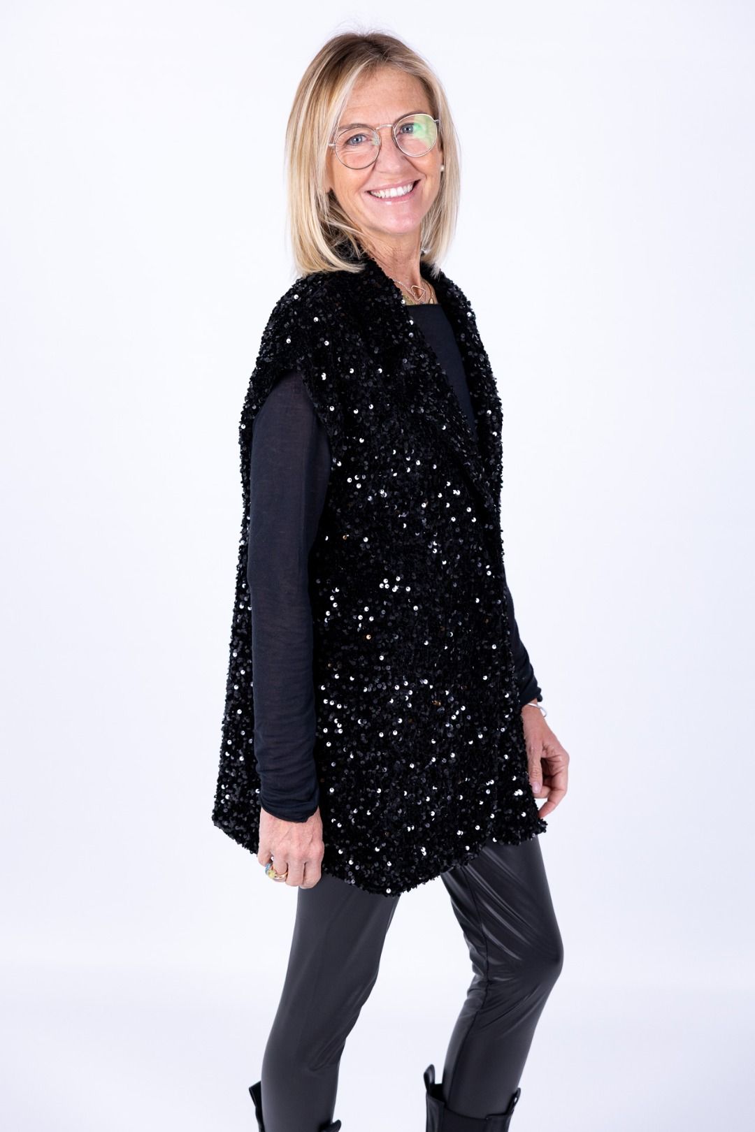 Le Streghe - Gilet paillettes