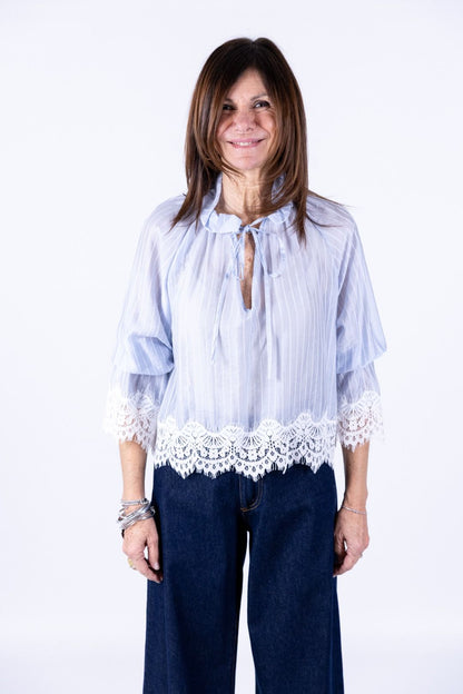 HaveOne - Camicia pizzo