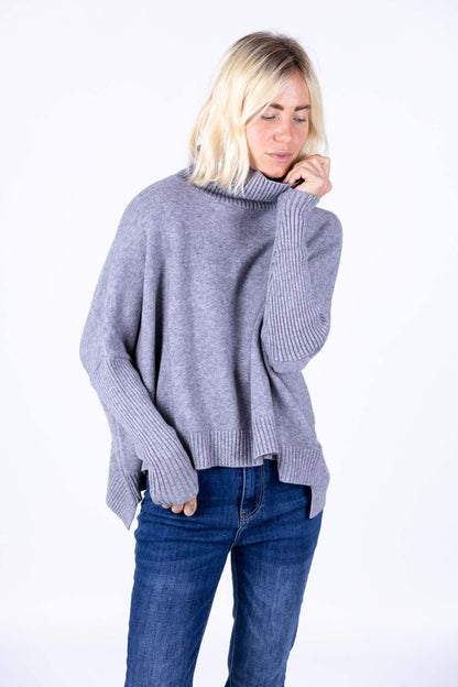 Decima Domus - Maglia collo alto manica manicotto