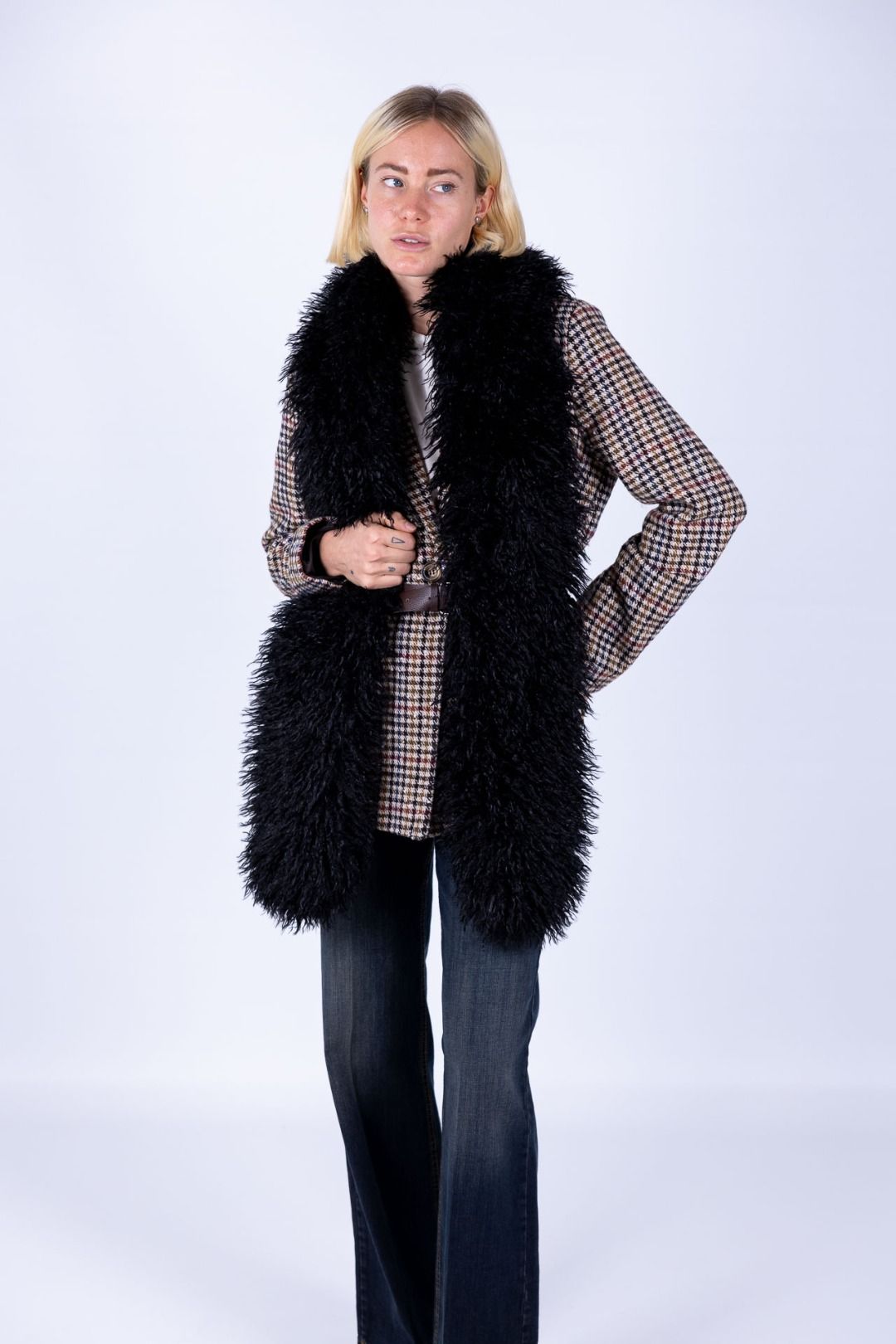 Susy Mix - Sciarpa pelliccia