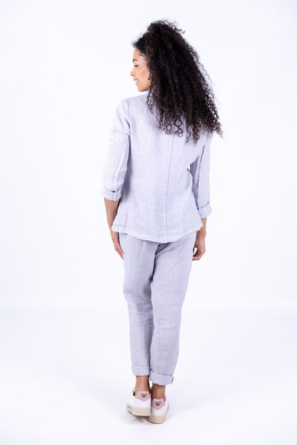Le Streghe - Completo lino Giacca Pantalone