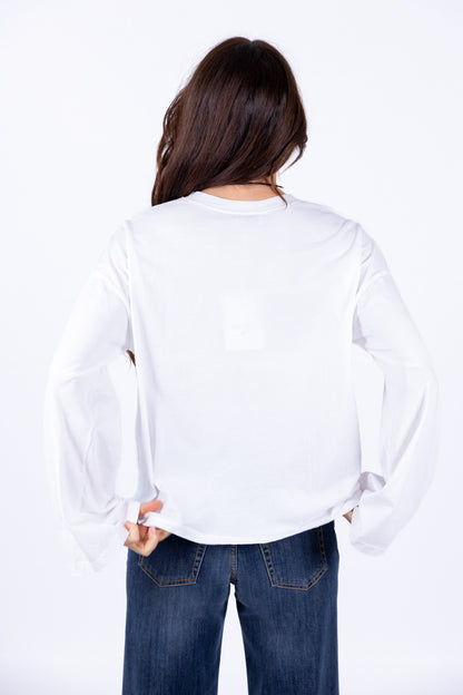 Susy Mix - T- Shirt serafino M/Calla