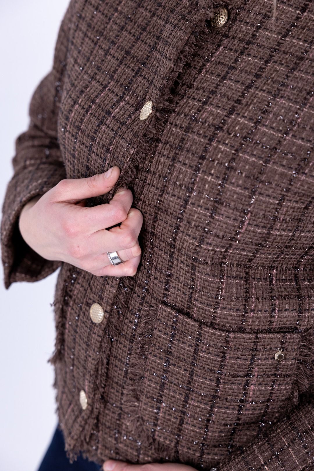 Ragno - Giacca Bouclė manica lunga C