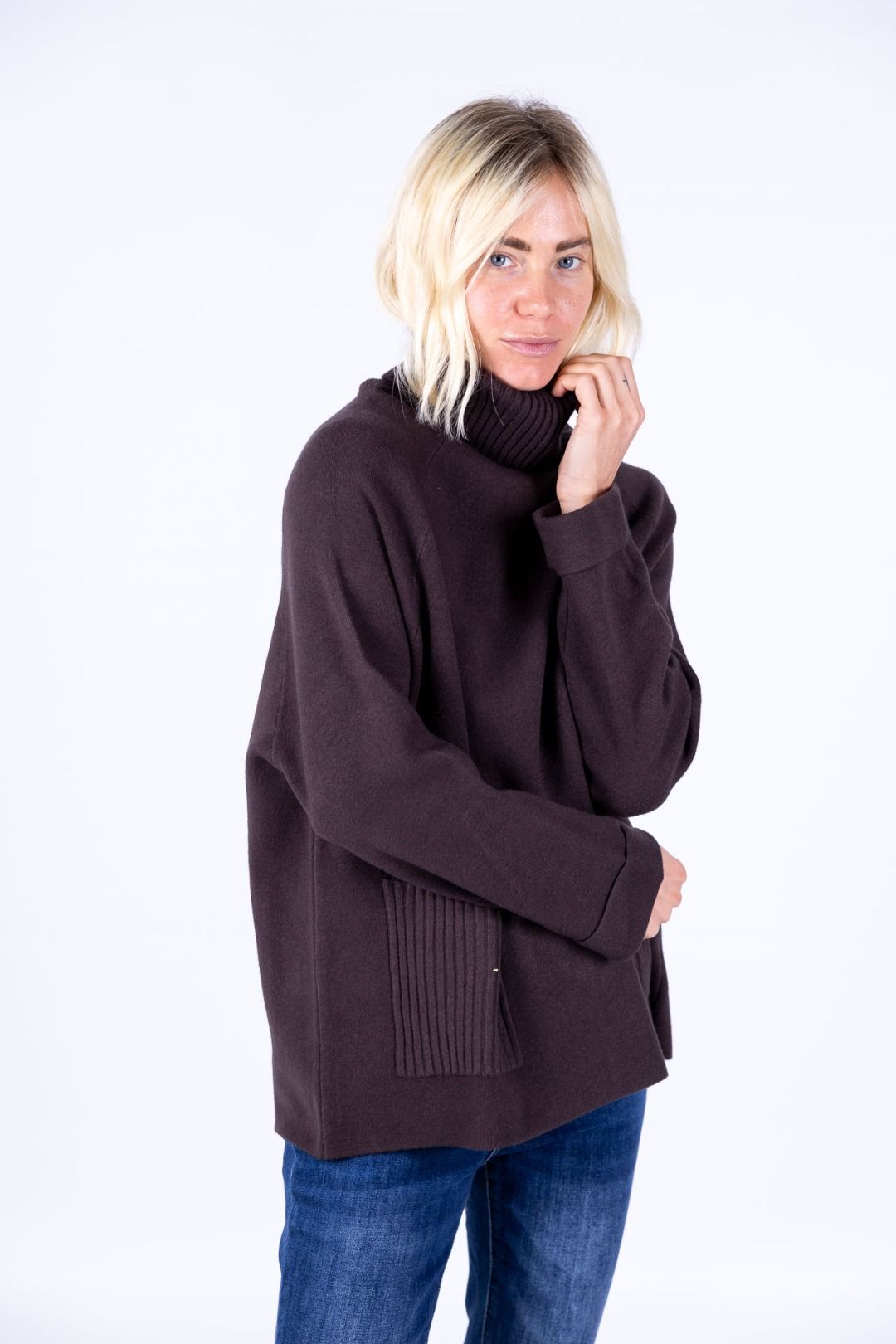 Decima Domus - Maglia collo alto con tasche